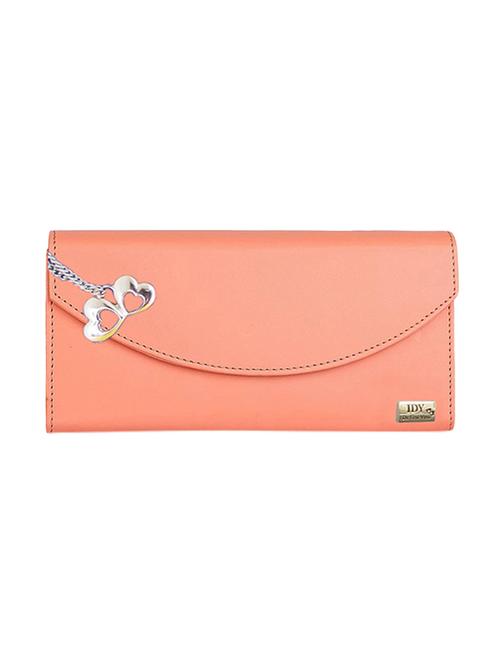 peach leatherette wallet - 14063355 - Very Small Image - 1