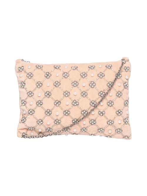 jungli murgi pink velvet regular sling bag - 14064687 - Very Small Image - 1