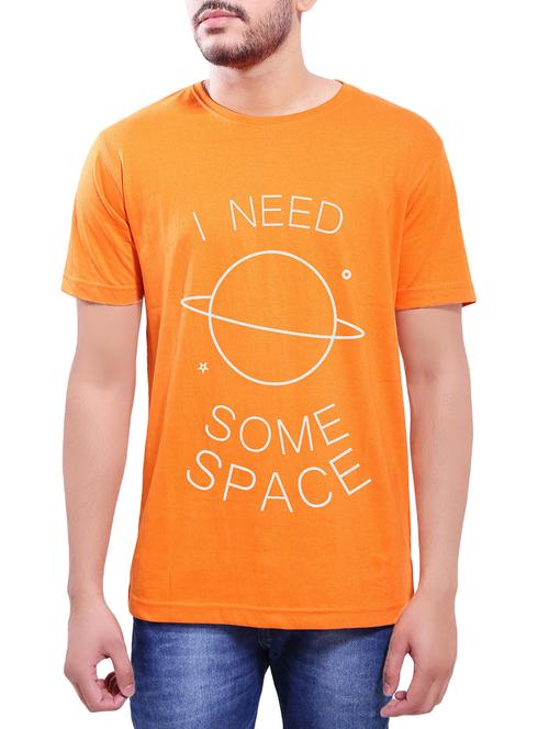 orange cotton t-shirt - 14065020 - Very Small Image - 1