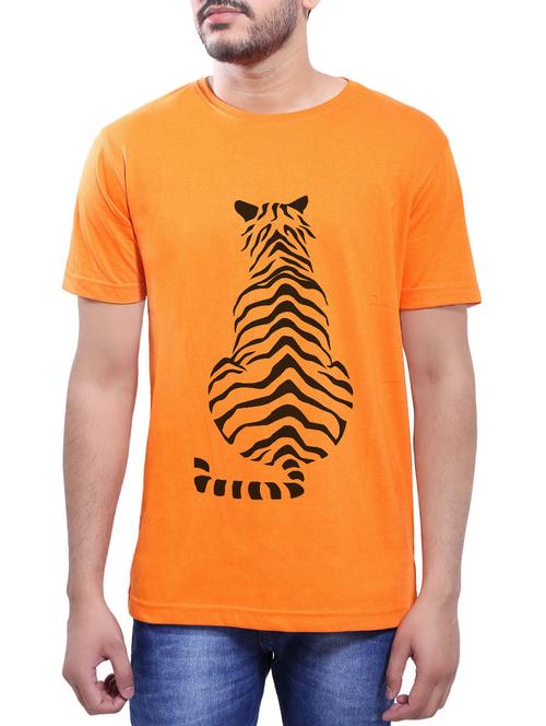 orange cotton t-shirt - 14065051 - Very Small Image - 1
