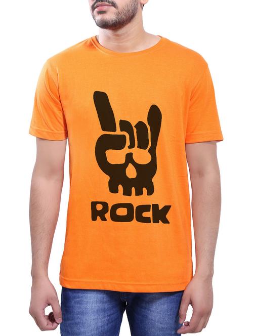 orange cotton t-shirt - 14065056 - Very Small Image - 1