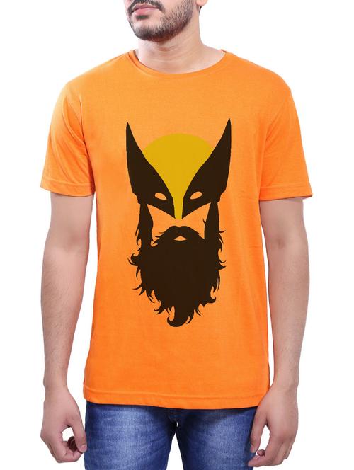 orange cotton t-shirt - 14065060 - Very Small Image - 1