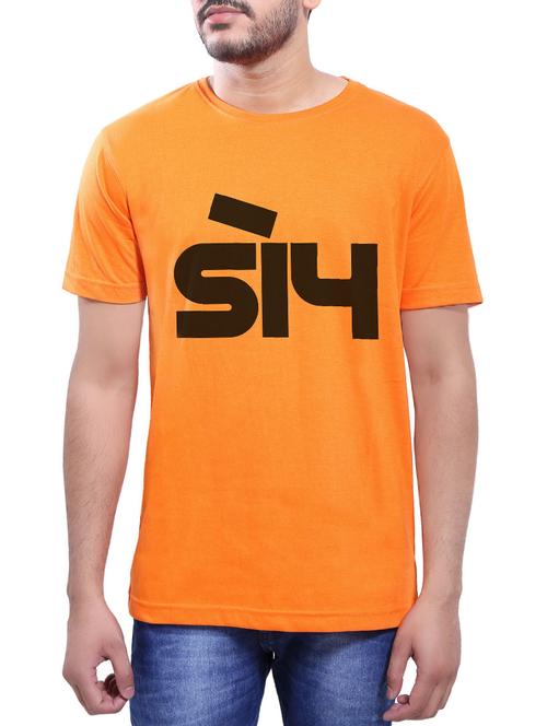 orange cotton t-shirt - 14065062 - Very Small Image - 1