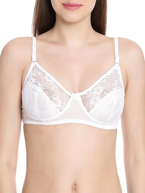 white polyamide regular bra - 14067082 - Very Small Image - 1
