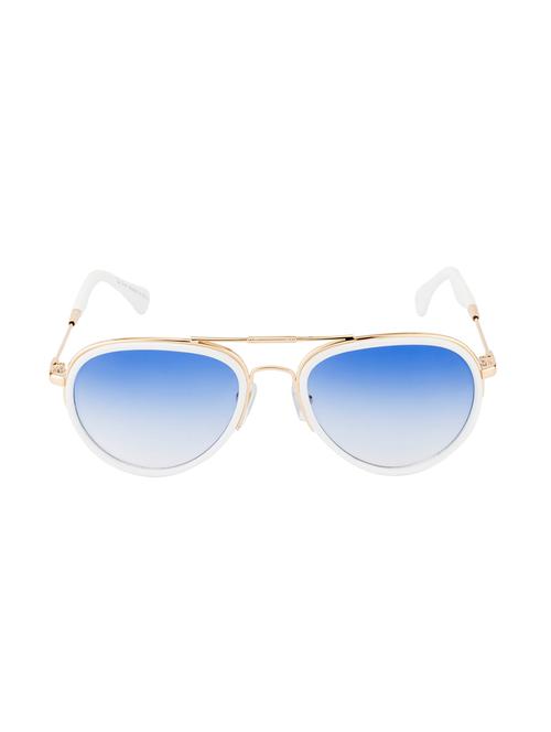 ted smith unisex aviator sunglasses (ts-yc-8009s_wht/gld) - 14067972 - Very Small Image - 1