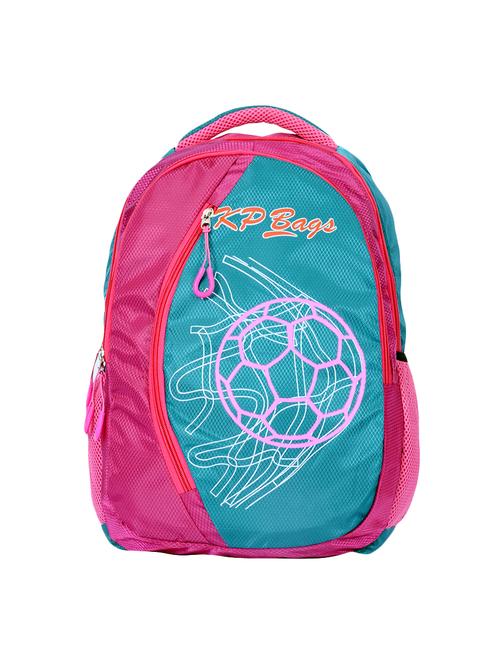turquoise polyester backpack - 14069148 - Very Small Image - 1