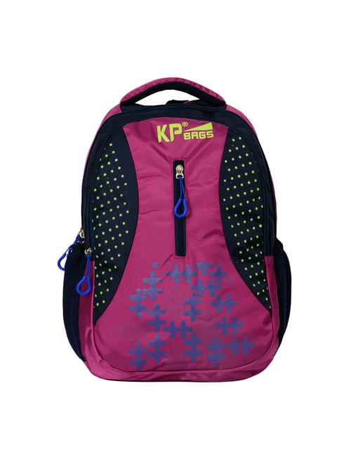 purple polyester backpack - 14069176 - Very Small Image - 1