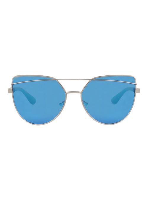 zyaden silver over-sized unisex sunglasses 134 - 14077267 - Very Small Image - 1