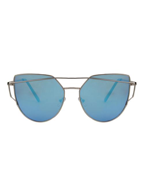 zyaden silver over-sized unisex sunglasses 157 - 14077286 - Very Small Image - 1