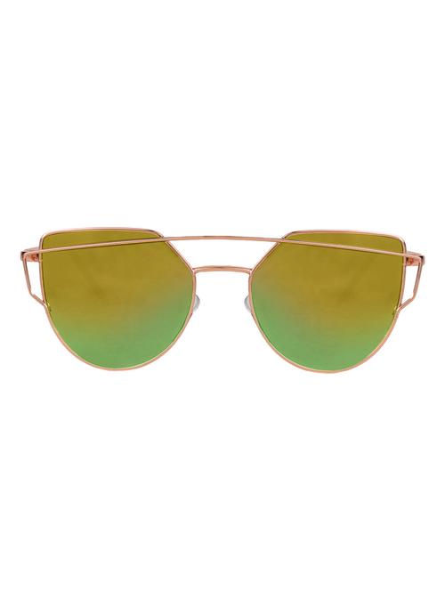 zyaden golden over-sized unisex sunglasses 153 - 14077292 - Very Small Image - 1