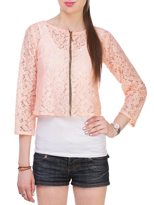 light pink net summer jacket - 14077876 - Very Small Image - 1