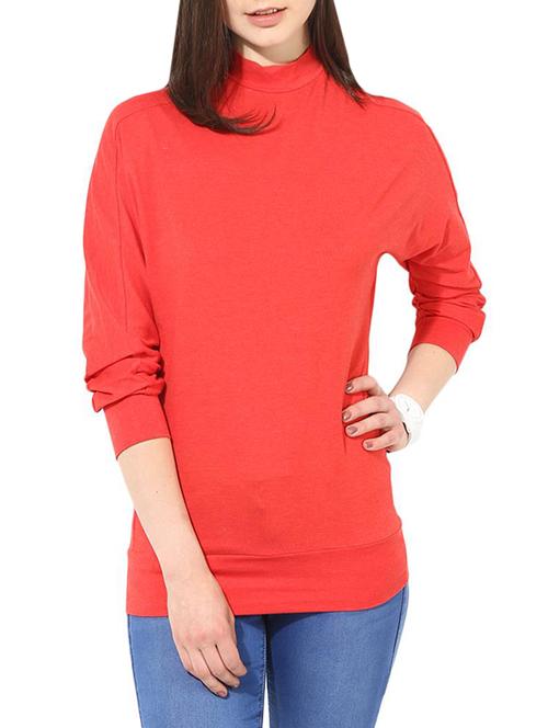 red cotton blend regular tshirt - 14082596 - Very Small Image - 1