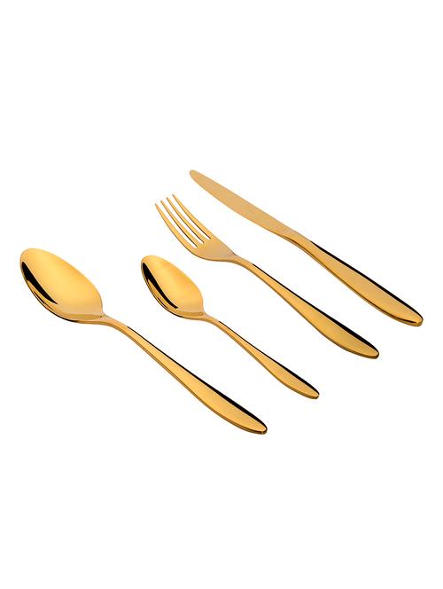 shapes oslo titanium coated copper 24 pieces cutlery set with box - 14082783 - Very Small Image - 1