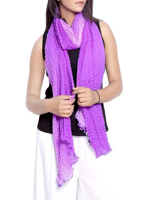purple chiffon scarf - 14085916 - Very Small Image - 1