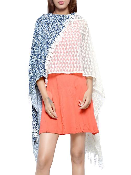 multi colored polyester scarf - 14085978 - Very Small Image - 1
