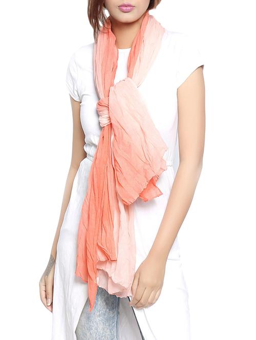 orange rayon scarf - 14086008 - Very Small Image - 1