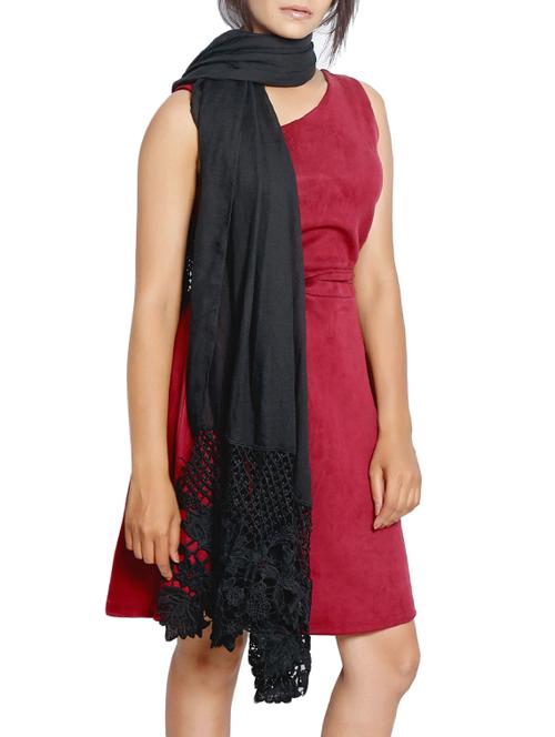 black polyester stole - 14086038 - Very Small Image - 1