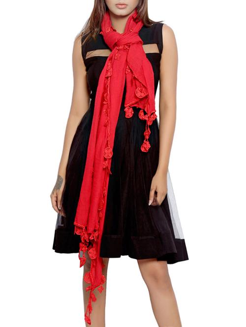red polyester stole - 14086042 - Very Small Image - 1