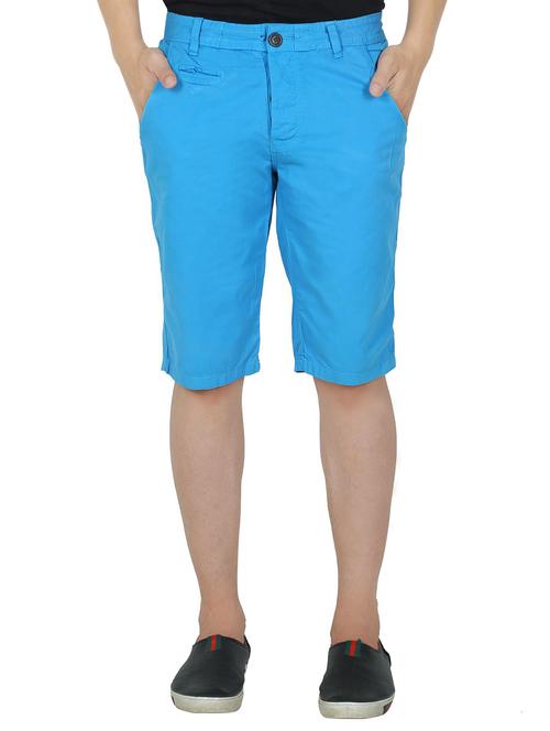 blue cotton shorts - 14088628 - Very Small Image - 1