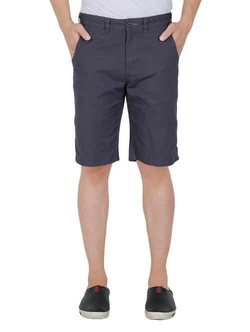 grey cotton shorts - 14088634 - Very Small Image - 1