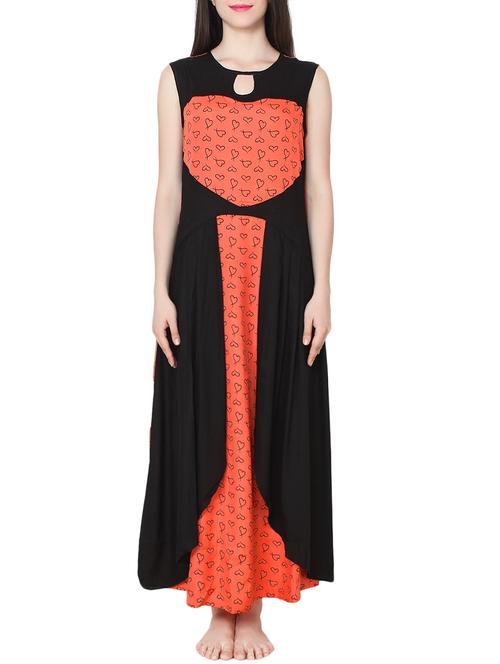 multi colored viscose gown - 14089440 - Very Small Image - 1