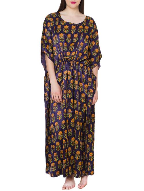 multi colored viscose gown - 14089505 - Very Small Image - 1
