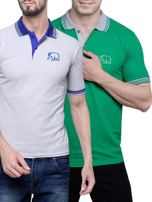 multi colored cotton t-shirt (set of 2) - 14092464 - Very Small Image - 1