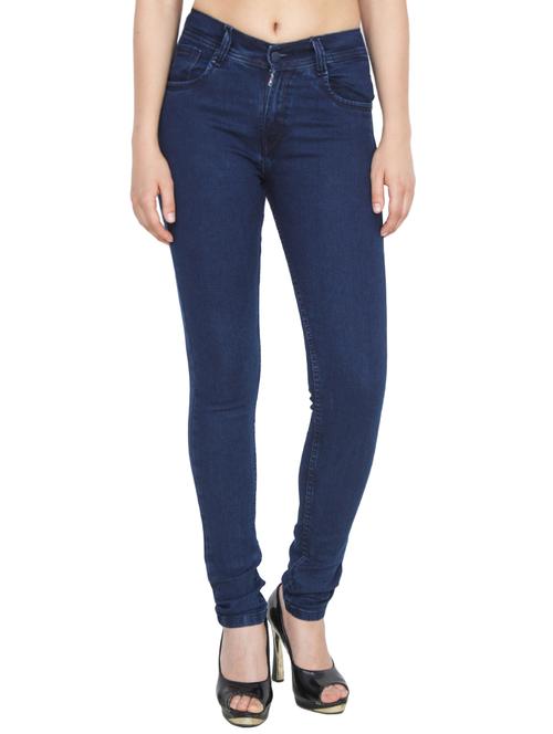 dark blue cotton jean - 14093730 - Very Small Image - 1