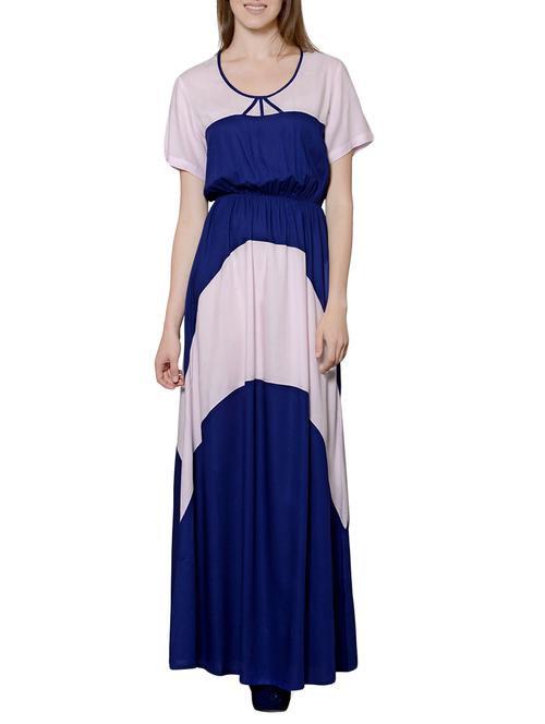 multi colored viscose gown - 14094205 - Very Small Image - 1