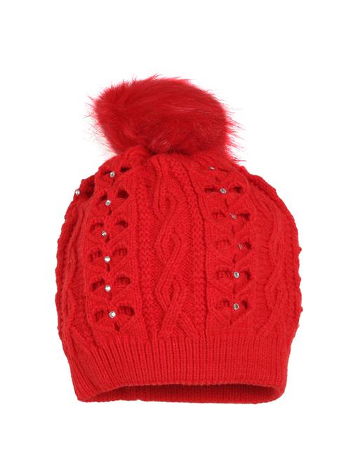 red knitted winter cap - 14095356 - Very Small Image - 1