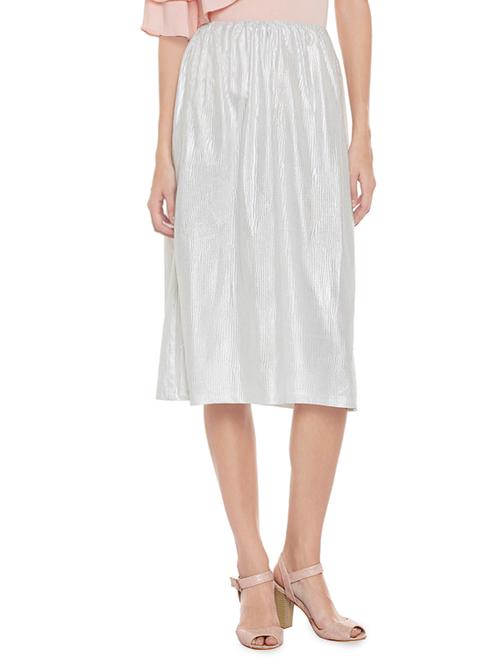 high rise gathered a-line skirt - 14096302 - Very Small Image - 1
