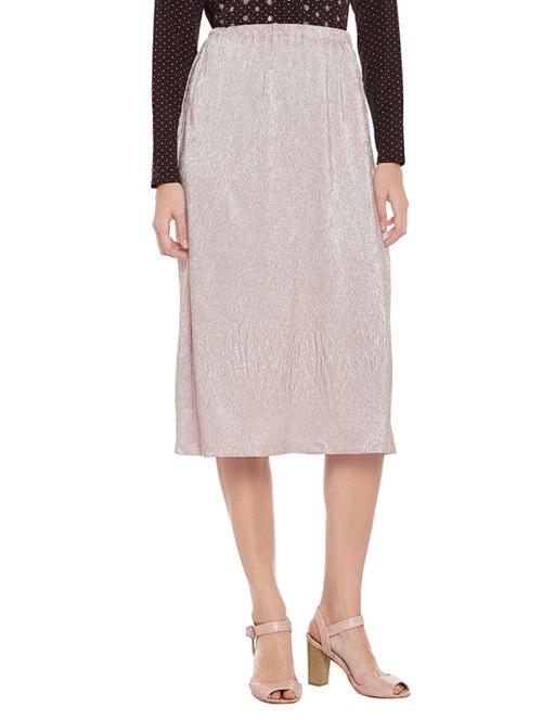 light pink foil skirt - 14096304 - Very Small Image - 1