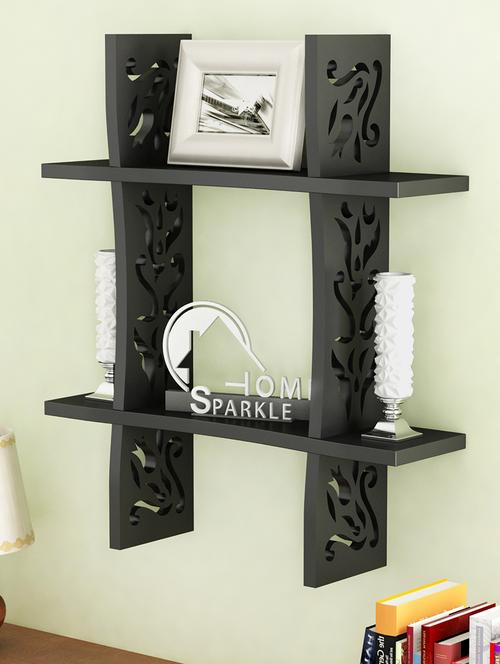 engineered wood wall shelf by home sparkle - 14096831 - Very Small Image - 1