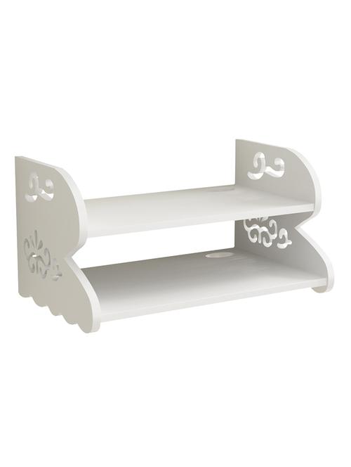 engineered wood carved wall shelf by home sparkle - 14096913 - Very Small Image - 1