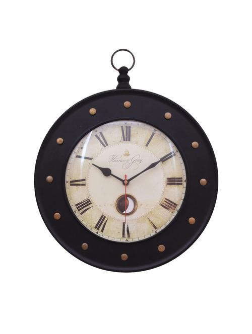 vintage iron wall clock by home sparkle - 14096932 - Very Small Image - 1
