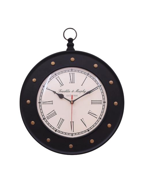 vintage iron wall clock by home sparkle - 14096933 - Very Small Image - 1