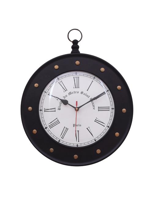 vintage iron wall clock by home sparkle - 14096935 - Very Small Image - 1