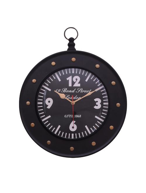 classic iron wall clock by home sparkle - 14096939 - Very Small Image - 1