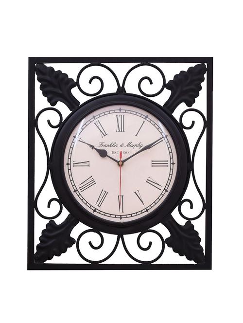 vintage iron wall clock by home sparkle - 14096955 - Very Small Image - 1