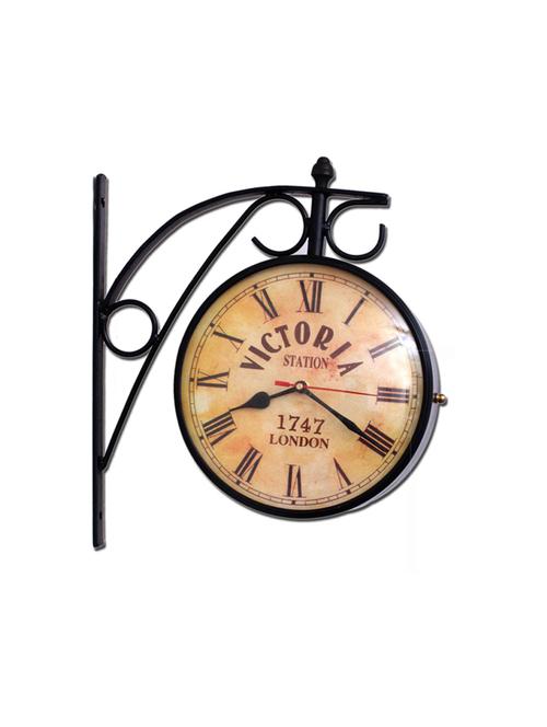 vintage staion metal wall clock by home sparkle - 14096963 - Very Small Image - 1