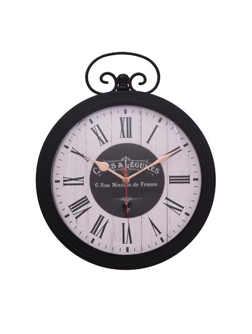 vintage iron wall clock by home sparkle - 14096998 - Very Small Image - 1