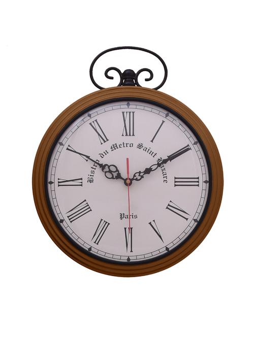 vintage iron wall clock by home sparkle - 14097010 - Very Small Image - 1