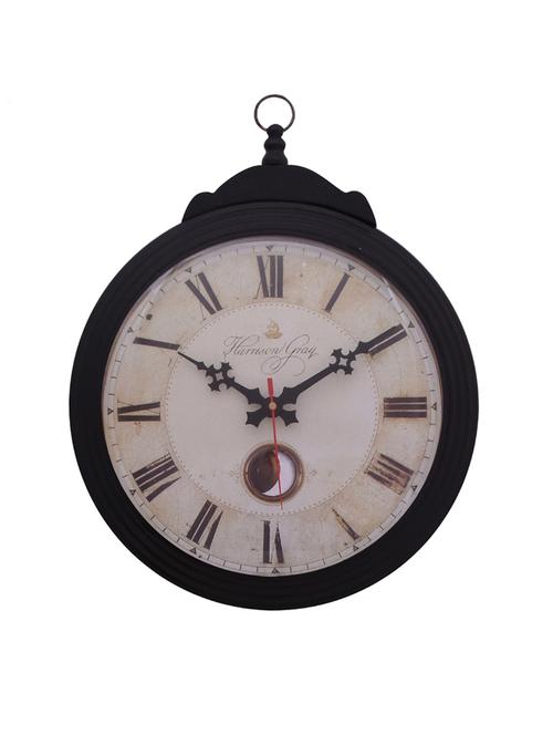 vintage iron wall clock by home sparkle - 14097017 - Very Small Image - 1