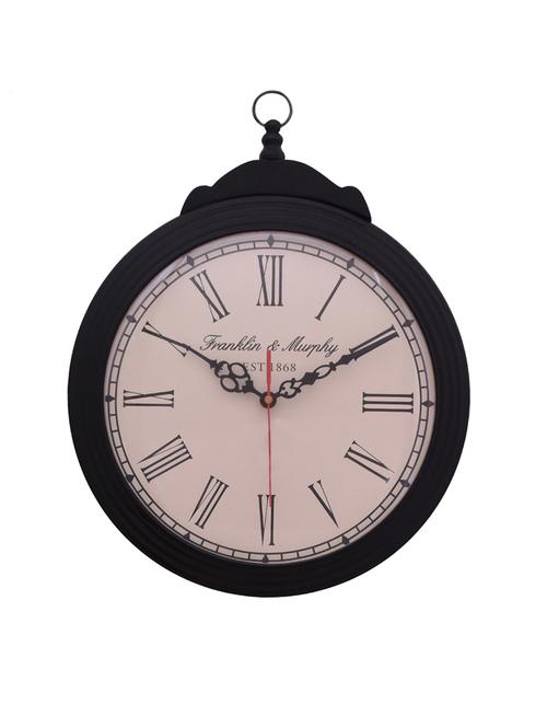 vintage iron wall clock by home sparkle - 14097018 - Very Small Image - 1