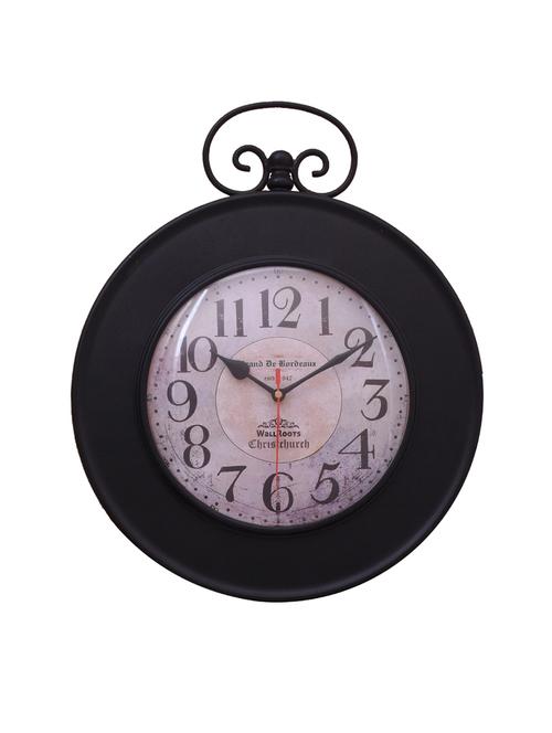 classic iron wall clock by home sparkle - 14097032 - Very Small Image - 1