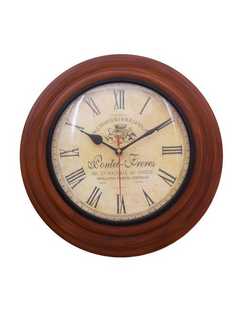 vintage mdf wall clock by home sparkle - 14097048 - Very Small Image - 1