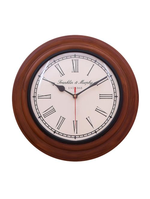 vintage mdf wall clock by home sparkle - 14097050 - Very Small Image - 1