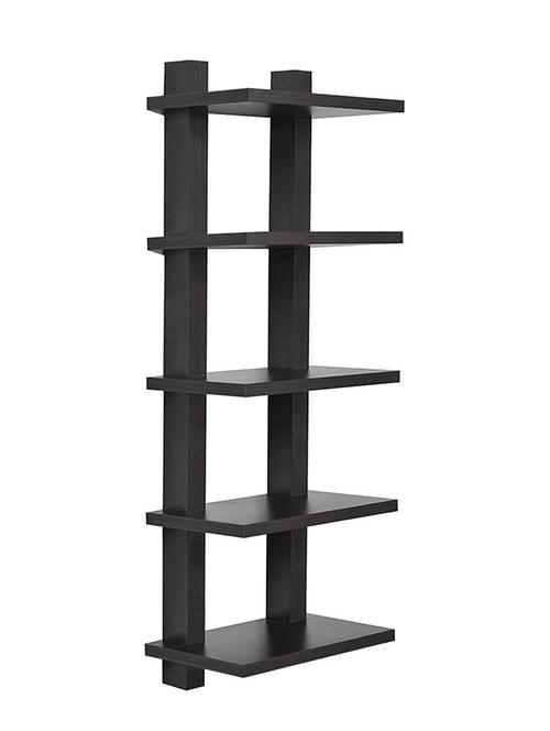 engineered wood 5-tier wall shelf by home sparkle - 14097162 - Very Small Image - 1