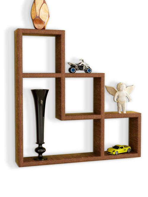 engineered wood wall shelf by home sparkle - 14097163 - Very Small Image - 1