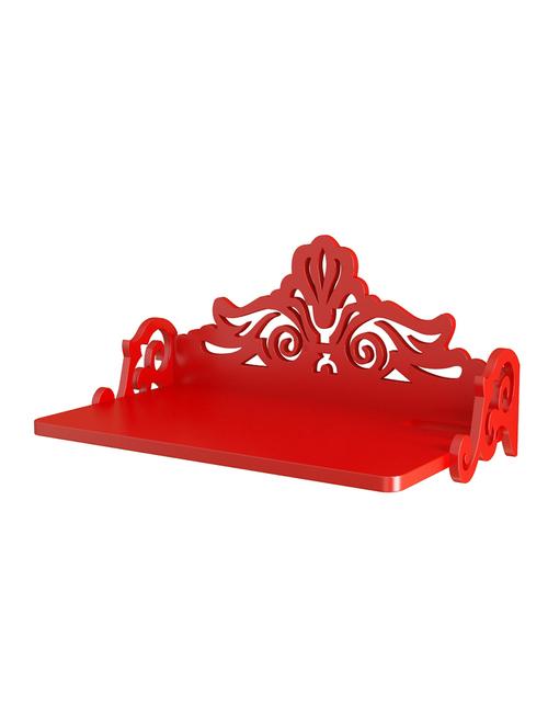engineered wood carved wall shelf by home sparkle - 14097204 - Very Small Image - 1